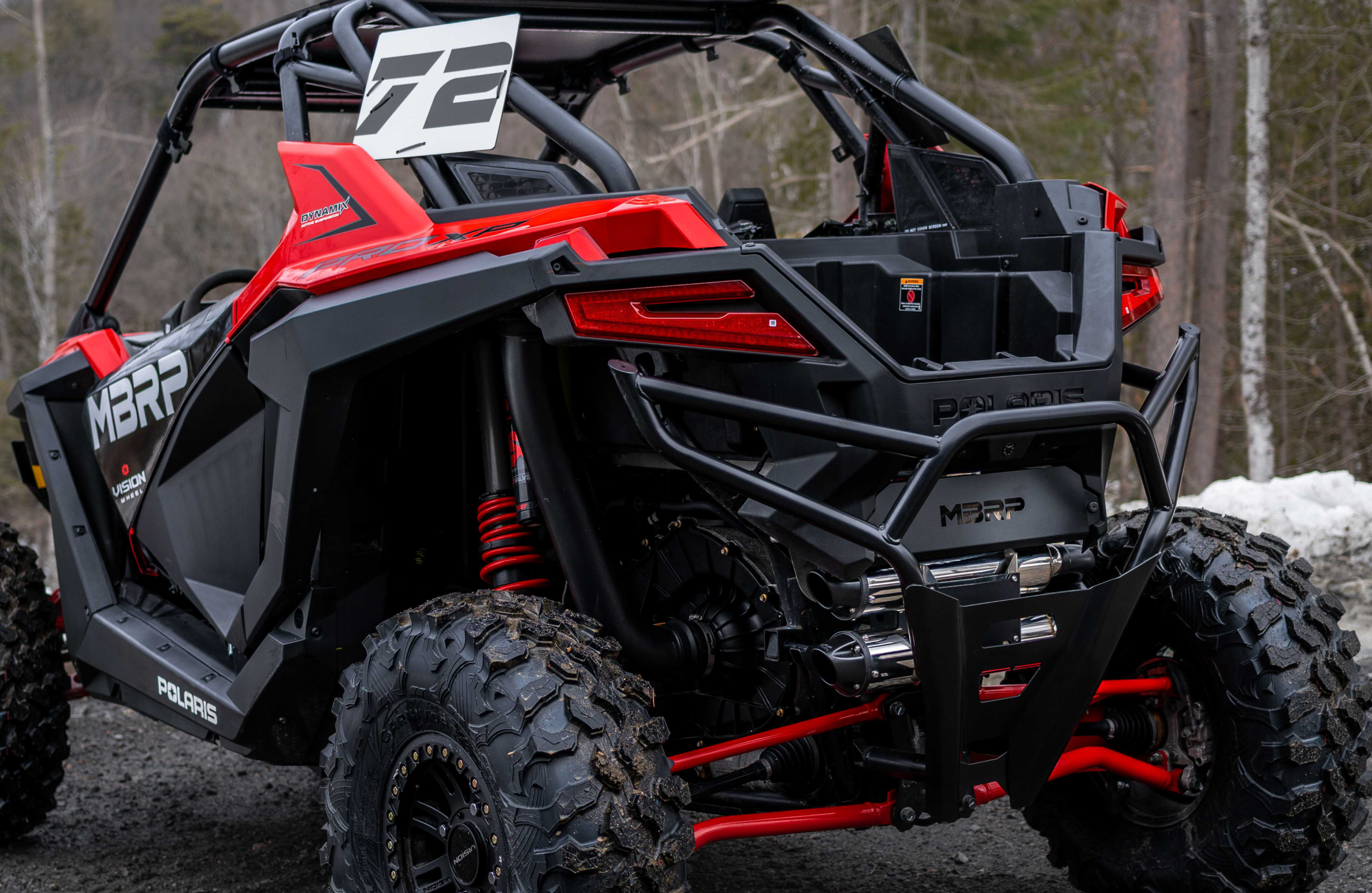 أنظمة العادم الترابية من سلسلة MBRP Performance لـ Polaris RZR Pro / RZR Turbo 2020+ 1