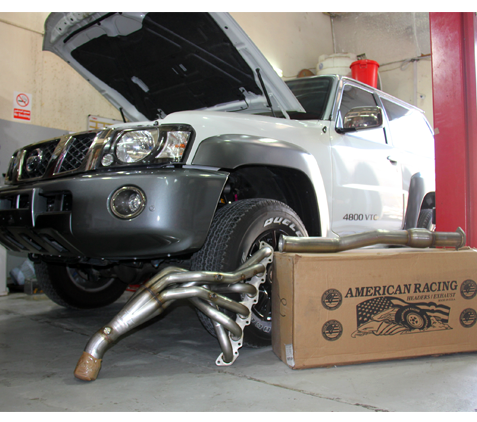 ARH هدرز والأنابيب المتوسطة 1-7/8 × 3 بوصة مع القطط Nissan VTC Y61 2002-2023 2