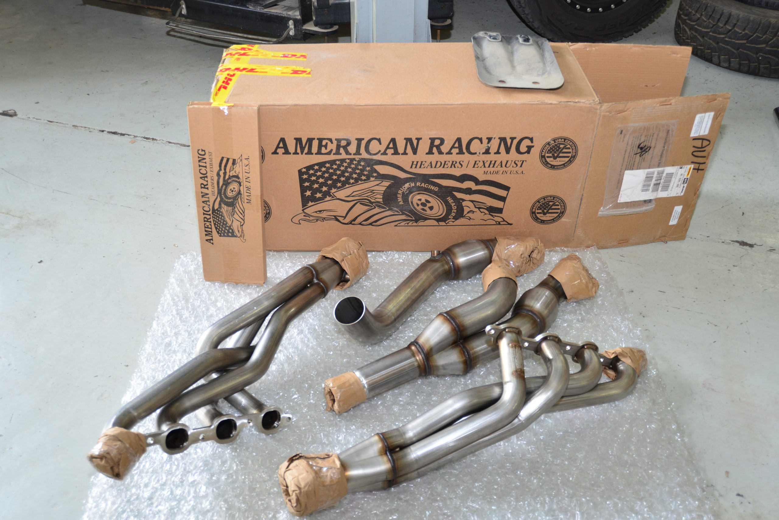 ARH هدرز & Y-Pipe 1-7/8" x 3" مع قطط لشاحنات GM 5.3 لتر 2014-2018 3