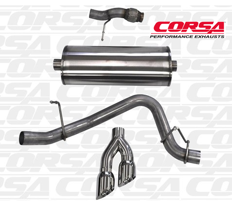 Corsa Sports 3.0 ″ Cat-Back لـ Tahoe / Yukon 5.3L 2015-2020 1