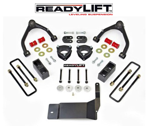 طقم ReadyLift SST 4 بوصات مع ذراع علوي لشاحنات GM 2014-2018 1