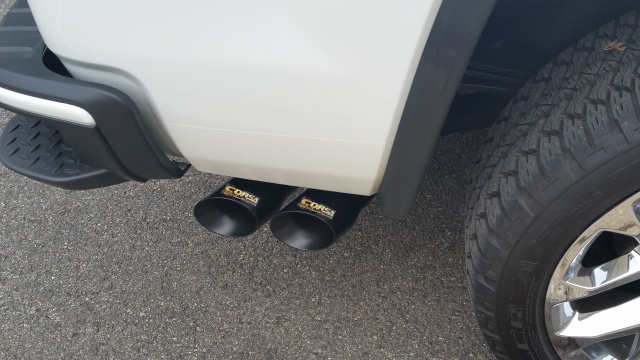 Corsa End Twin Tip 3.0″ Black Billet Universal 2