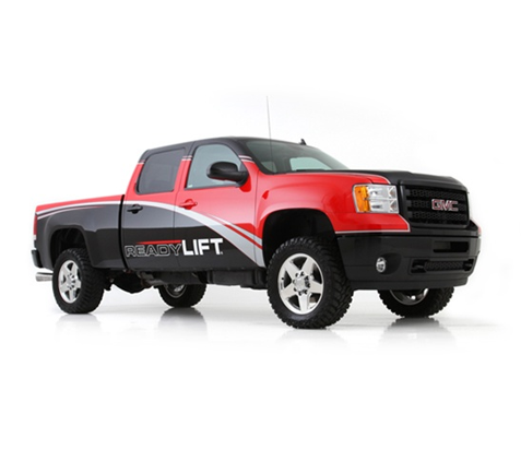 مجموعة أدوات التسوية ReadyLift نظام تعليق مقاس 2.25 بوصة أمامية لسييرا / سيلفرادو 2007-2013 2