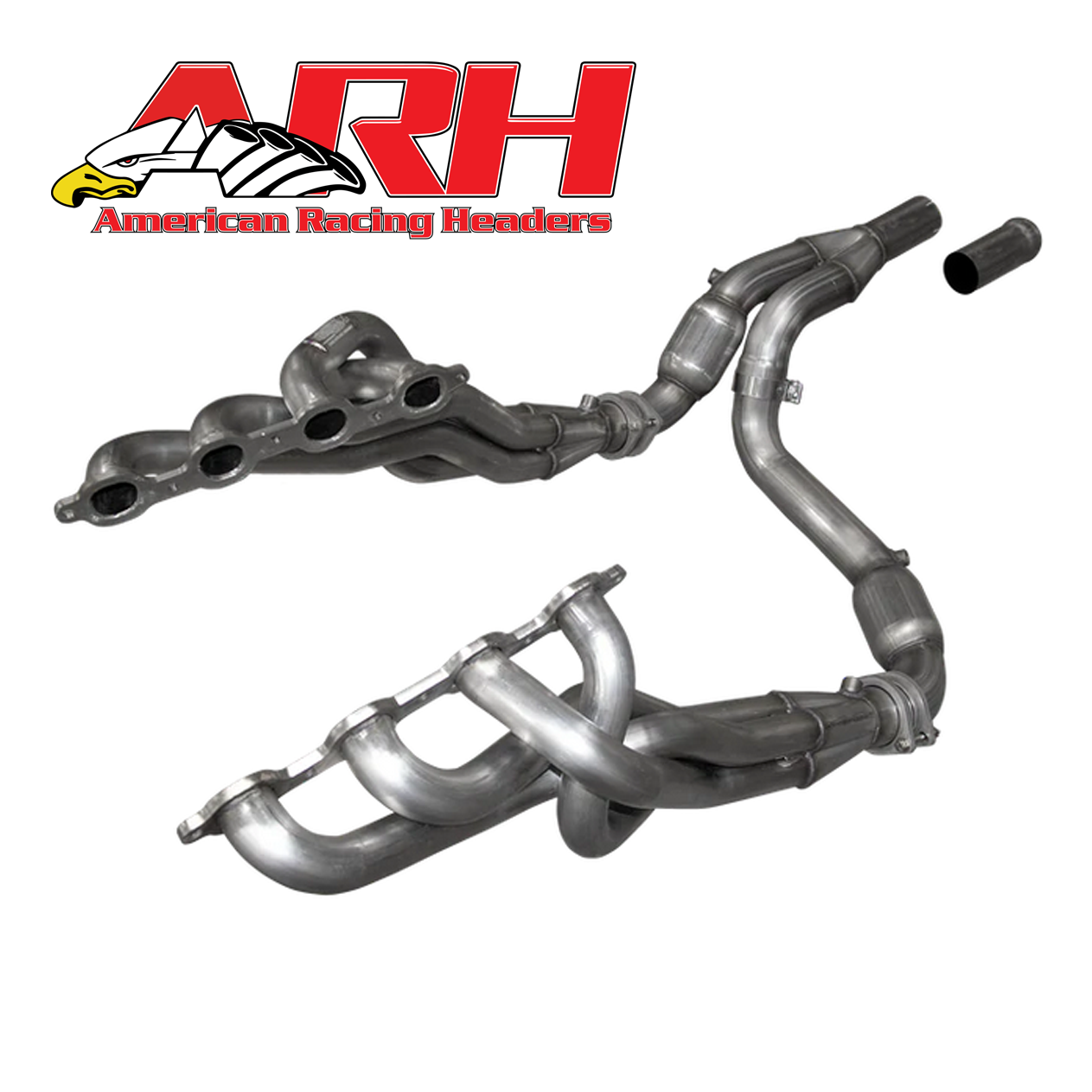 ARH هدرز & Y-Pipe 1-7/8 x 3 بوصة مع Cats GM 2500 HD Trucks 6.0L 2007-2018 1