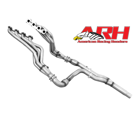 ARH هدرز & Y-Pipe 1-7/8 بوصة × 3 بوصة مع قطط لفورد رابتور 6.2 لتر 2011-2023 1