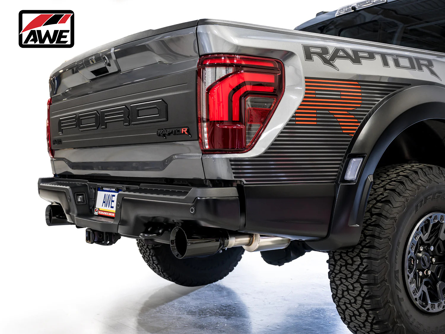 مجموعة العادم AWE لسيارة Ford F-150 Raptor “R” 5.2L 2023-Up 1
