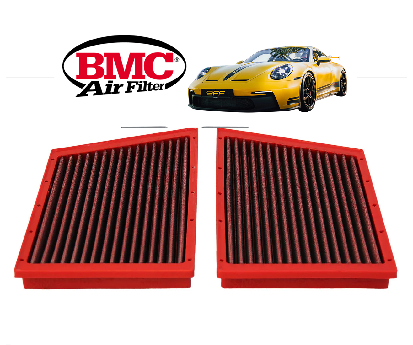 BMC فلتر هواء عالي الأداء لبورشه 992 Turbo 1