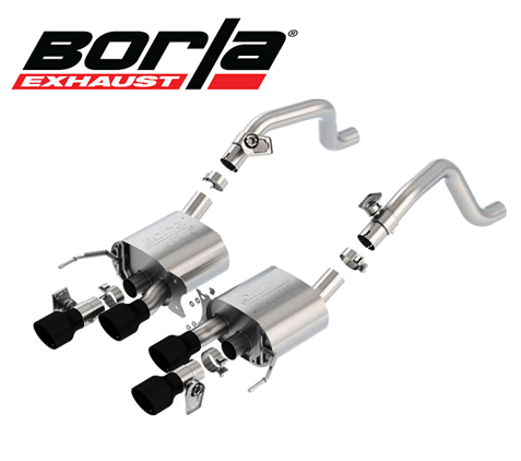 Borla ATAK 2.75 ″ Cat-Back Axle-Back لـ C7 Corvette Stingray 2014-2017 1