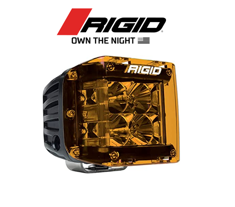 مصابيح LED بغطاء كهرماني من سلسلة RIGID D-SS (مفردة) 2