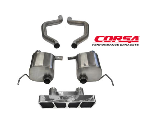 Corsa Extreme 2.75 ″ Cat-Back Axle-Back لـ Corvette ZO6 6.2L (2015-Up) 1