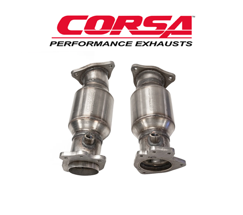 محول Corsa High Flow Cats لـ Corvette C8 2020-Up 1