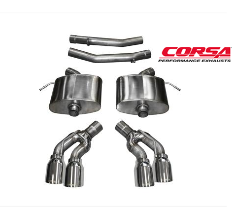 Corsa Sports 2.75 ″ Cat-Back لكاديلاك CTS-V 2017-Up 1