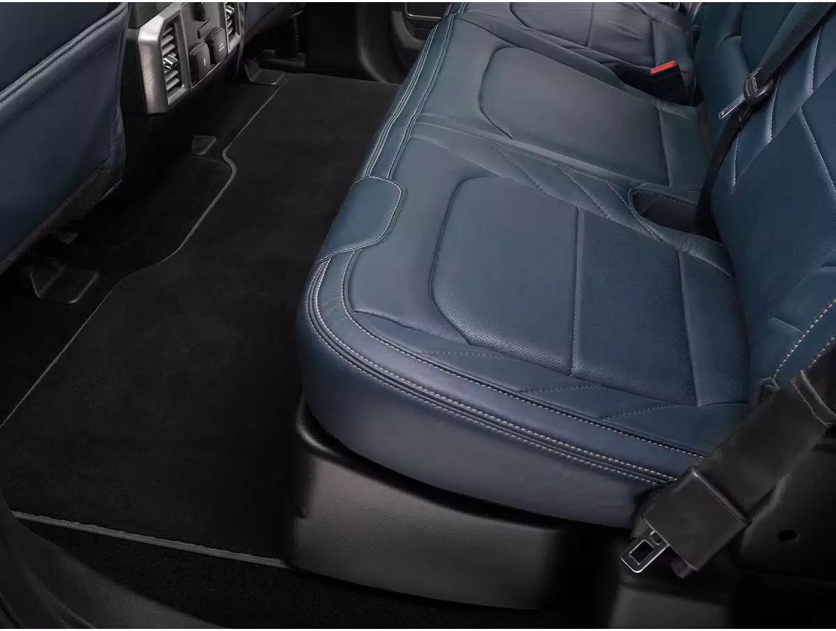 صندوق التروس HuskyLiner للتخزين أسفل المقعد لسيارة Ford F-150 Raptor Double Cab 2017-Up 5