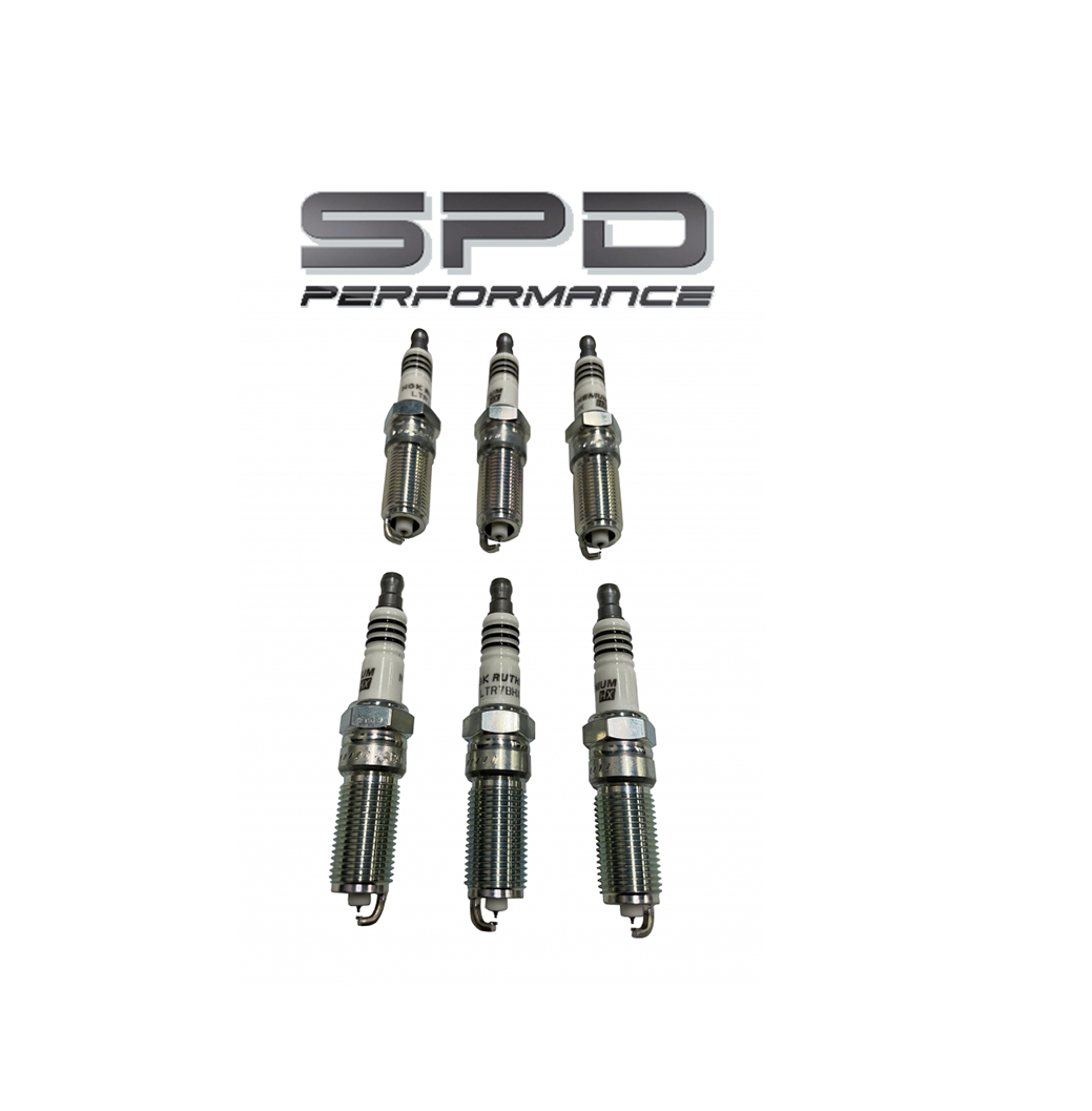 مجموعة SPD Performance NGK Ruthenium HX Cold بواجي (6) Gapped.026 محركات Ford EcoBoost 1