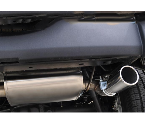 مخرج فردي من Corsa Sports Cat-back مقاس 3.5 بوصة لسيارة Jeep Wrangler 2007-2018 3