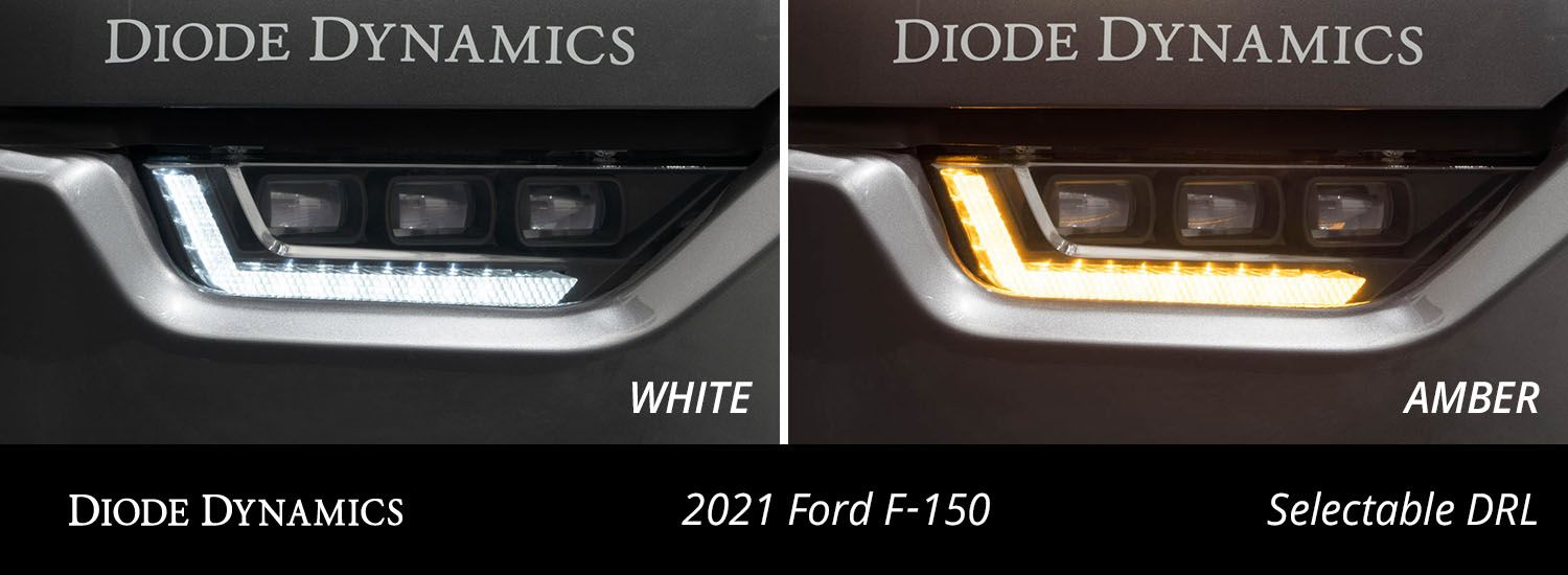 مصابيح ضباب ديود دايناميكس إيليت لسيارة Ford F-150 (زوج) 2021+ 2