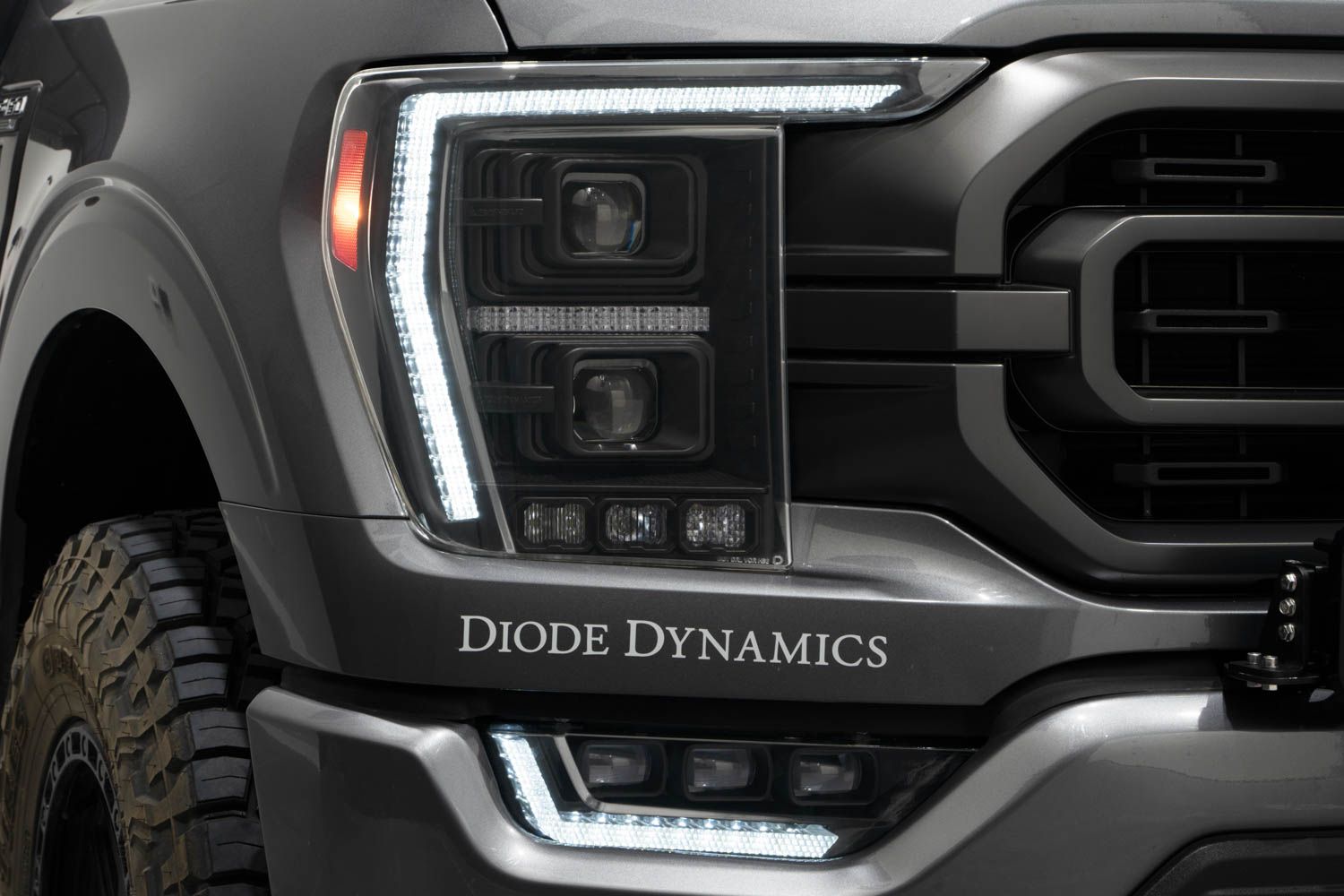 المصابيح الأمامية Diode Dynamics Elite Pro Max LED لسيارة Ford F-150 (زوج) 2021+ 6