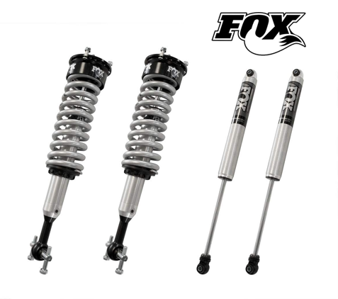 سلسلة Fox Shocks 2.0 الأمامية والخلفية لسيارة Ford F-150 2014-2020 1