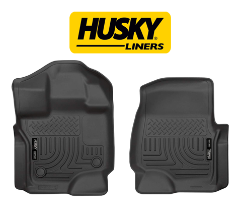 بطانات غير لامعة للطقس الأمامي من Husky لسيارة Ford F-150 Raptor 1