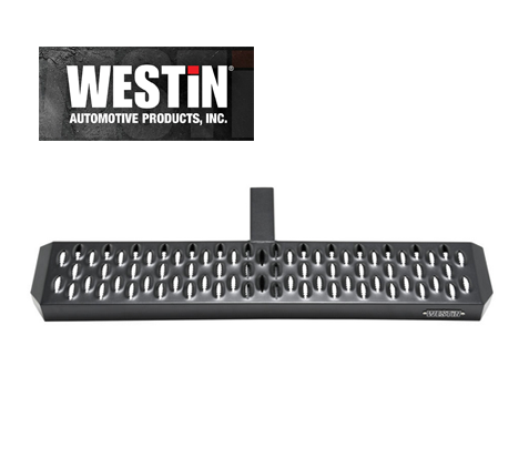 خطوات وصلة شبكية سوداء مزخرفة من Westin لأجهزة استقبال 2 بوصة Universal 1