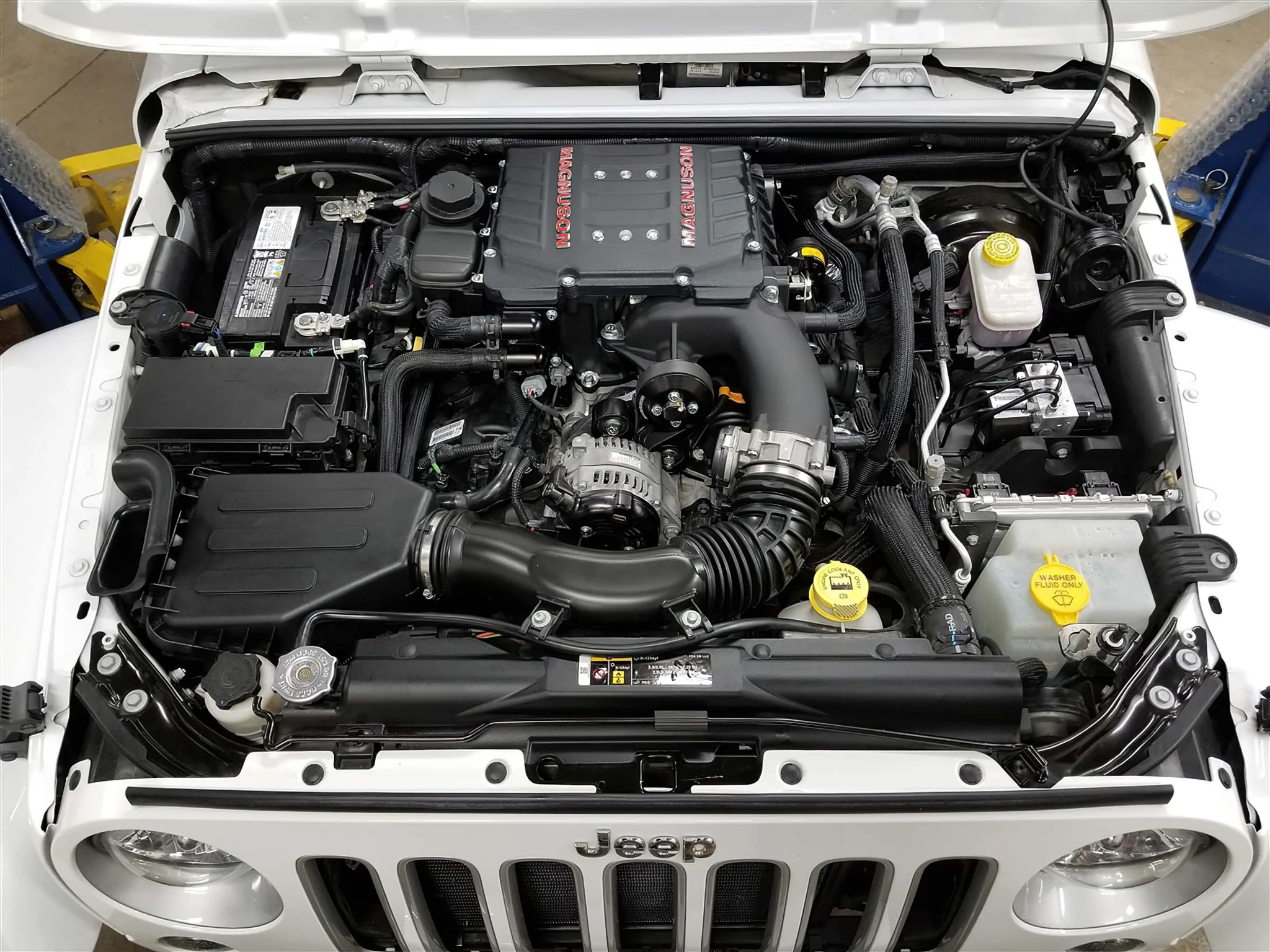 MAGNUSON TVS1900 سوبرتشارجر نظام Jeep Wrangler JK 3.6L 2012-2018 3