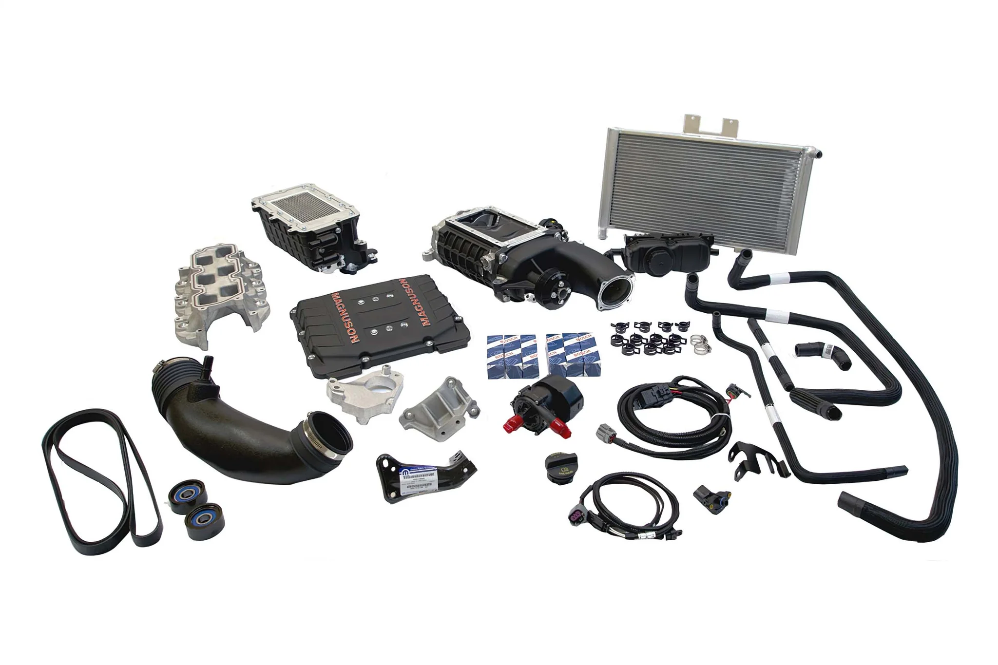 MAGNUSON TVS1900 سوبرتشارجر نظام Jeep Wrangler JK 3.6L 2012-2018 4