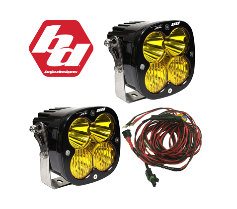 مجموعة الإضاءة المساعدة BAJADESIGNS XL80 LED مجموعة القيادة الكهرمانية (زوج) 1