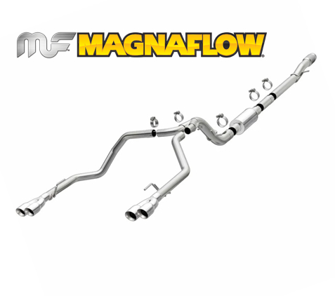 Magnaflow Exhaust Cat-Back 3.5 ″ Street Series لشاحنات GM 6.2L 2019+ 1