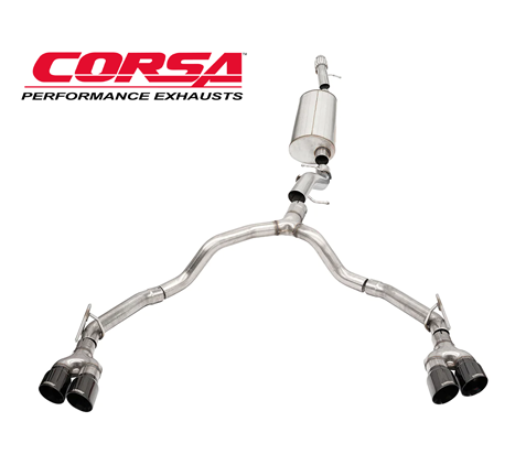 Corsa Sports Cat Back لسيارة GM SUV's Tahoe/Yukon 6.2L 2021+ 1