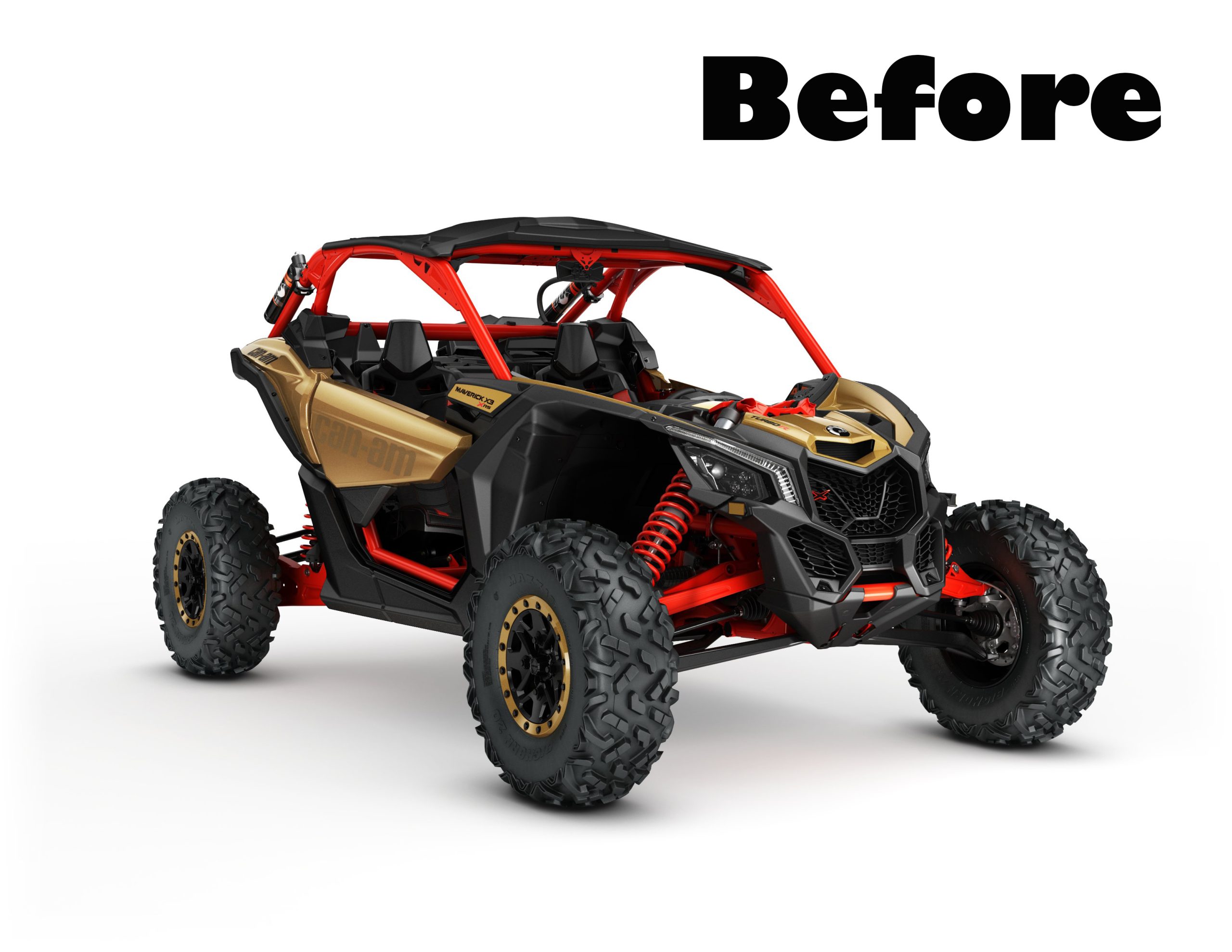 ROKBLOKZ رفارف طين Can-Am Maverick X3 2017+ **ليس لمصدات BRP** 2