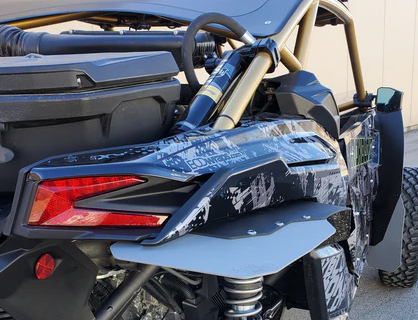 ROKBLOKZ رفارف طين Can-Am Maverick X3 2017+ **ليس لمصدات BRP** 6