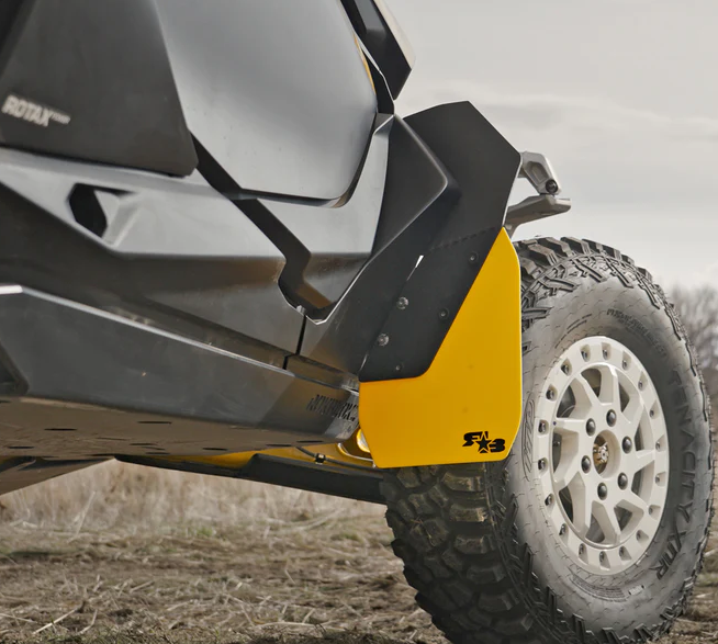 ROKBLOKZ توسعة رفارف "أصفر" Can-Am Maverick R 2024+ 3
