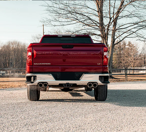 CORSA العادم Cat-Back Sports 3.0 ″ (DRE 4.0 ″ Twin Tip) محركات Sierra / Silverado 5.3L 2019+ 3