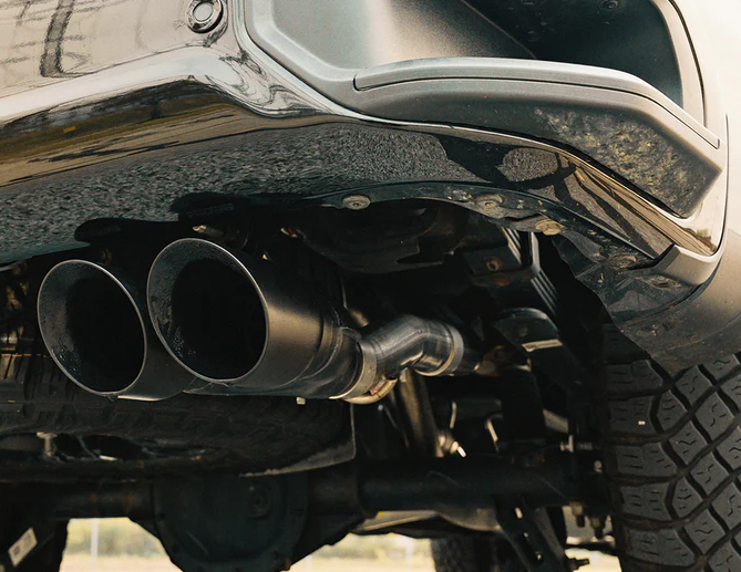 CORSA Exhaust Cat-Back Sports 3.0 ″ (DRE 4.0 ″ Black Twin Tip) Sierra AT4X & Silverado ZR2 6.2L 202 2