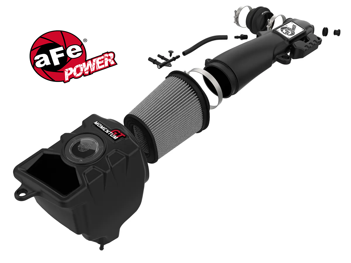 محرك AFE Momentum GT نظام سحب هواء بارد Jeep Wrangler JL 2.0L 2018-2023 1