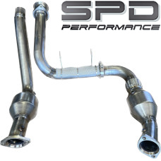 SPD Performance Alpha Catted Downpipes Ford F150 Raptor 3.5L EcoBoost 2021-2024 Gen-3 1