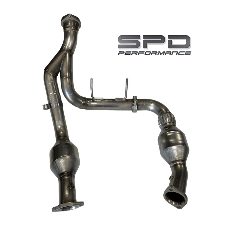 أنبوب SPD Performance Alpha Catted Down Pipe Ford F-150 3.5L EcoBoost 2021+ 1
