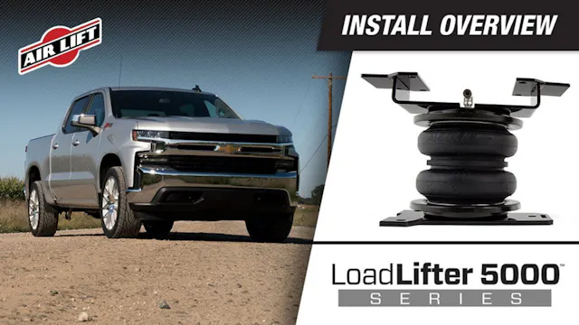 AirLift Load Lifter 5,000 Lbs Air Spring Kit لشاحنات GM 2019+ 4