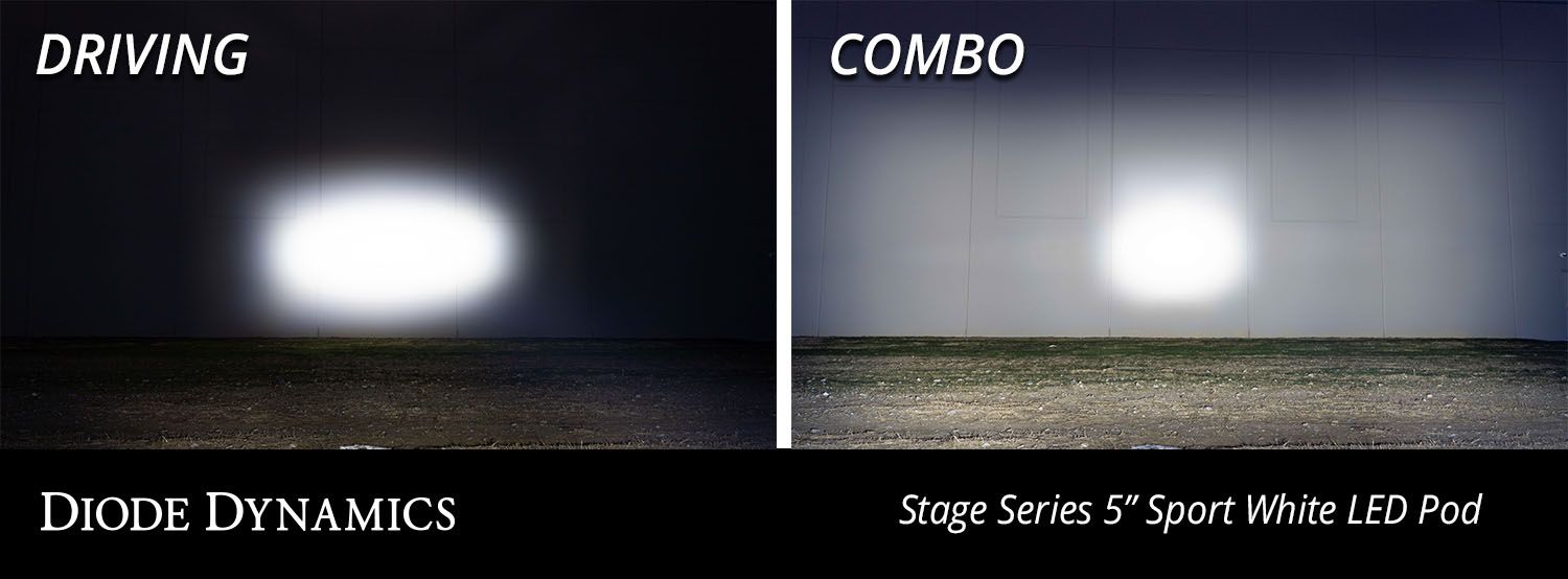Diode Dynamics SS5 Pro CrossLink 8-Pod LED لايت بار White Combo 50 بوصة 4