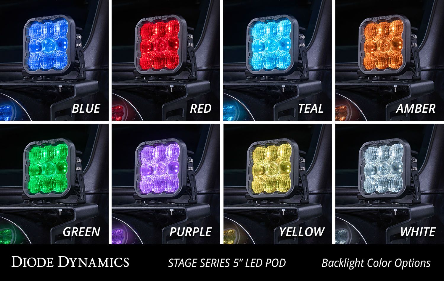 مجموعة Diode Dynamics SS5 Pro White Combo (زوج) 6