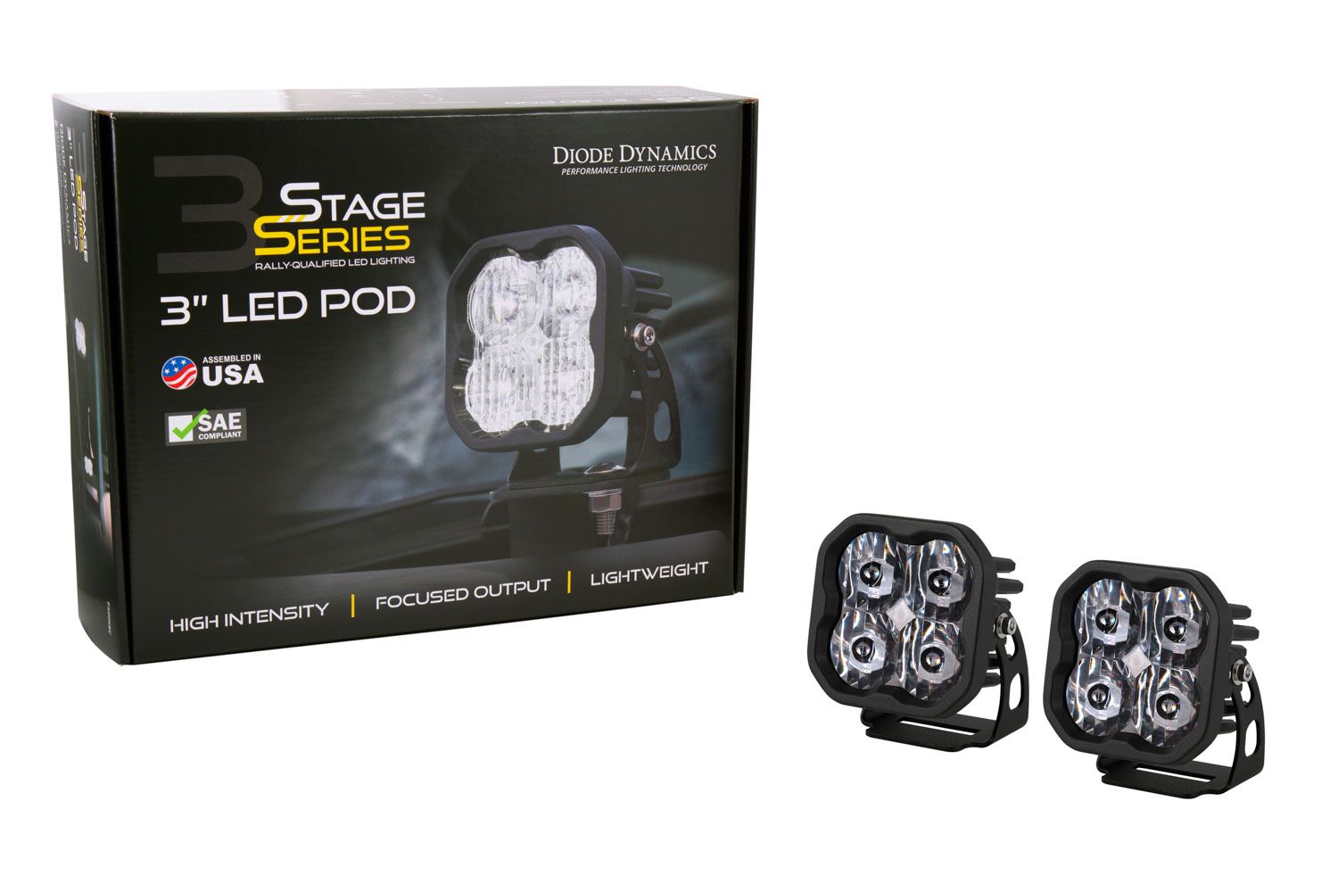 Diode Dynamics SS3 Max ABL White Combo Standard (زوج) 2