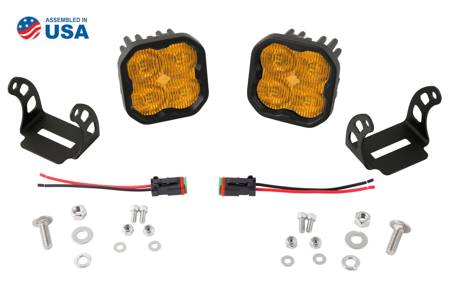Diode Dynamics SS3 Max ABL Yellow Combo Standard (زوج) 3