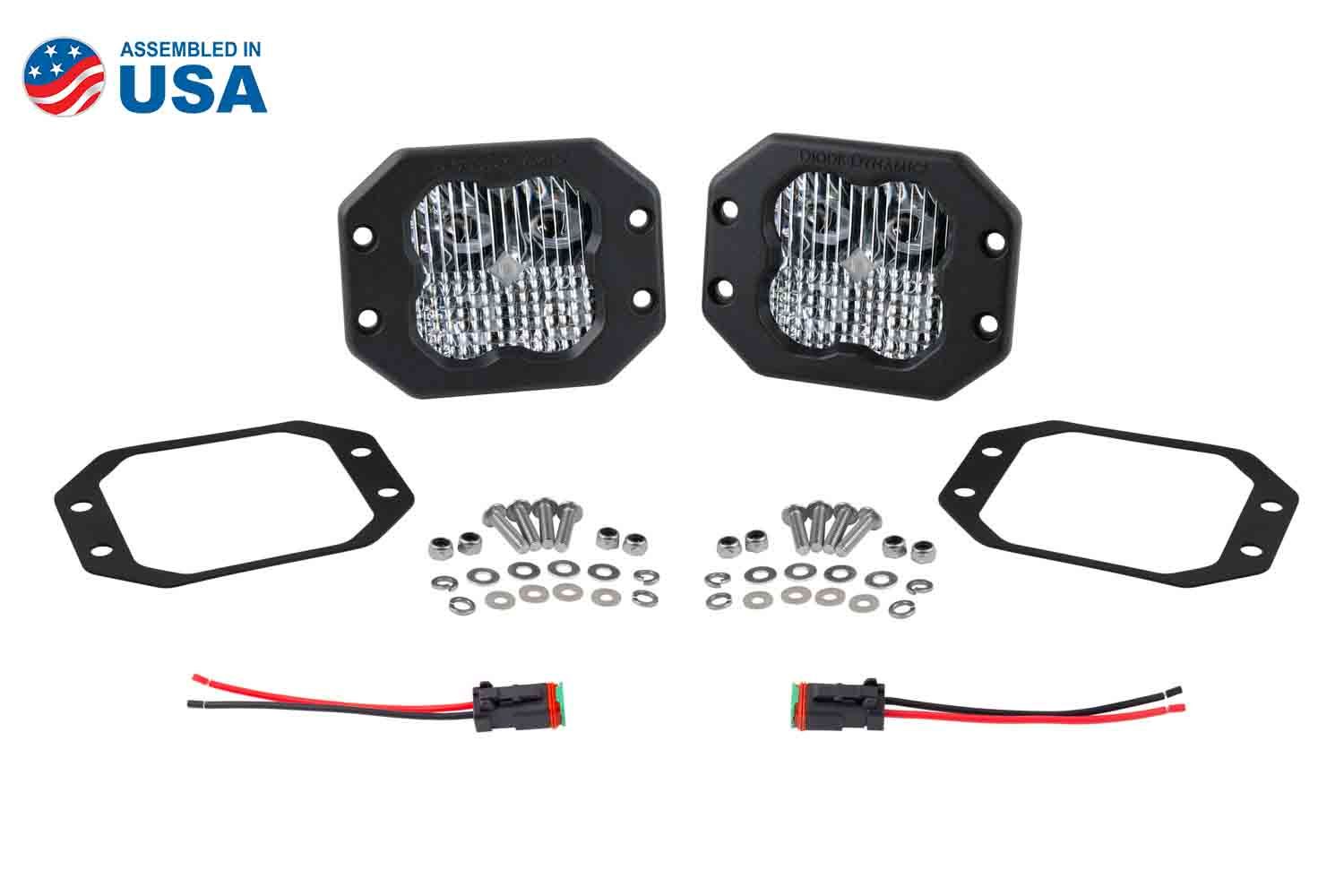 Diode Dynamics SS3 Pro White Combo Flush (زوج) 3