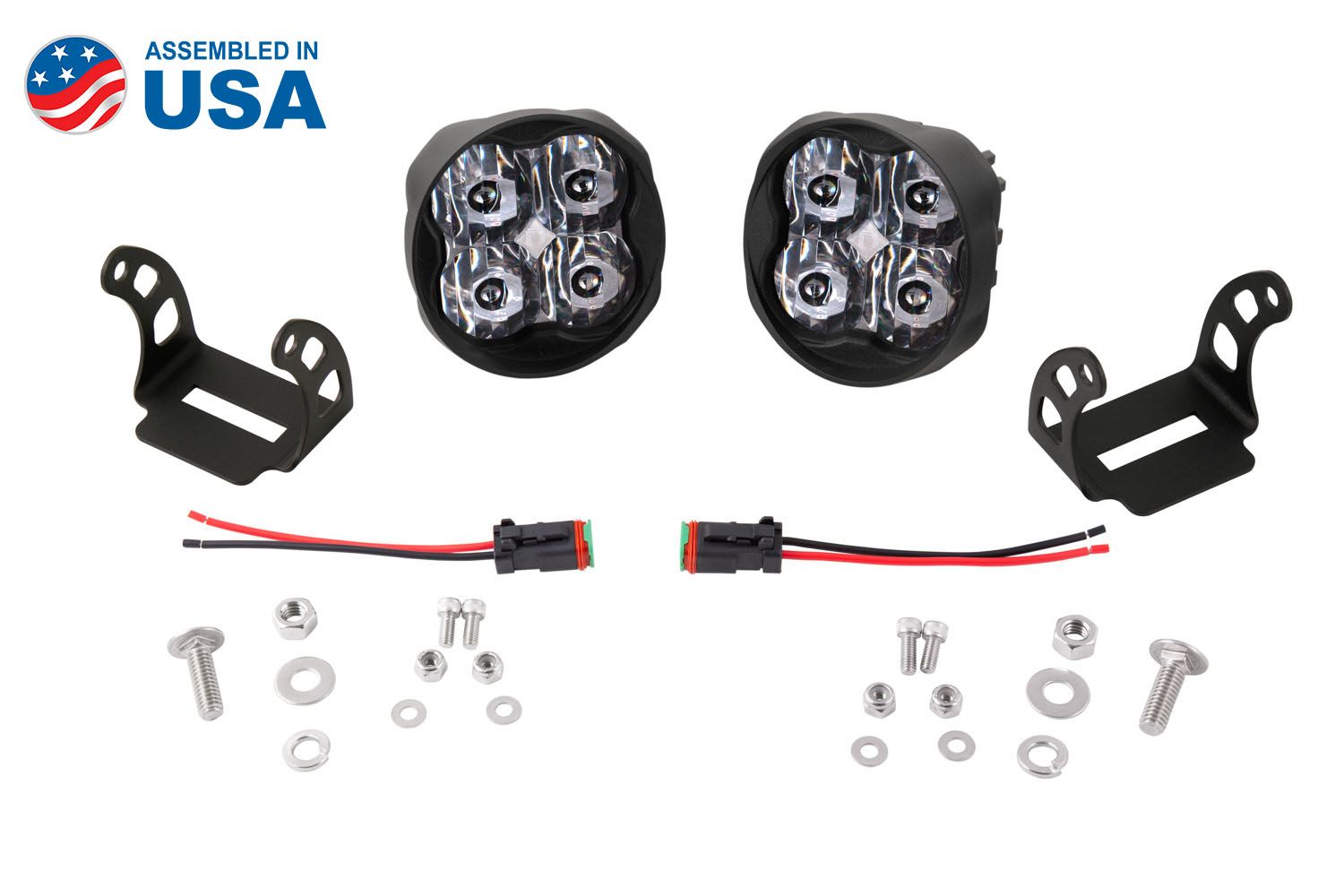 Diode Dynamics SS3 Max White SAE Fog Angled (زوج) 3