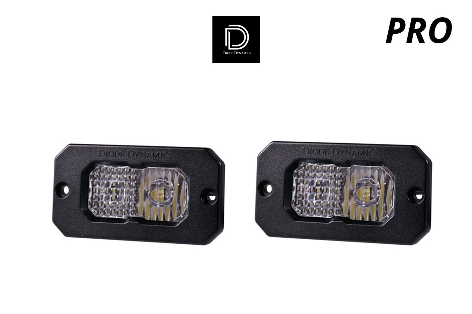 Diode Dynamics C2 Pro White Combo Flush ABL (زوج) 1