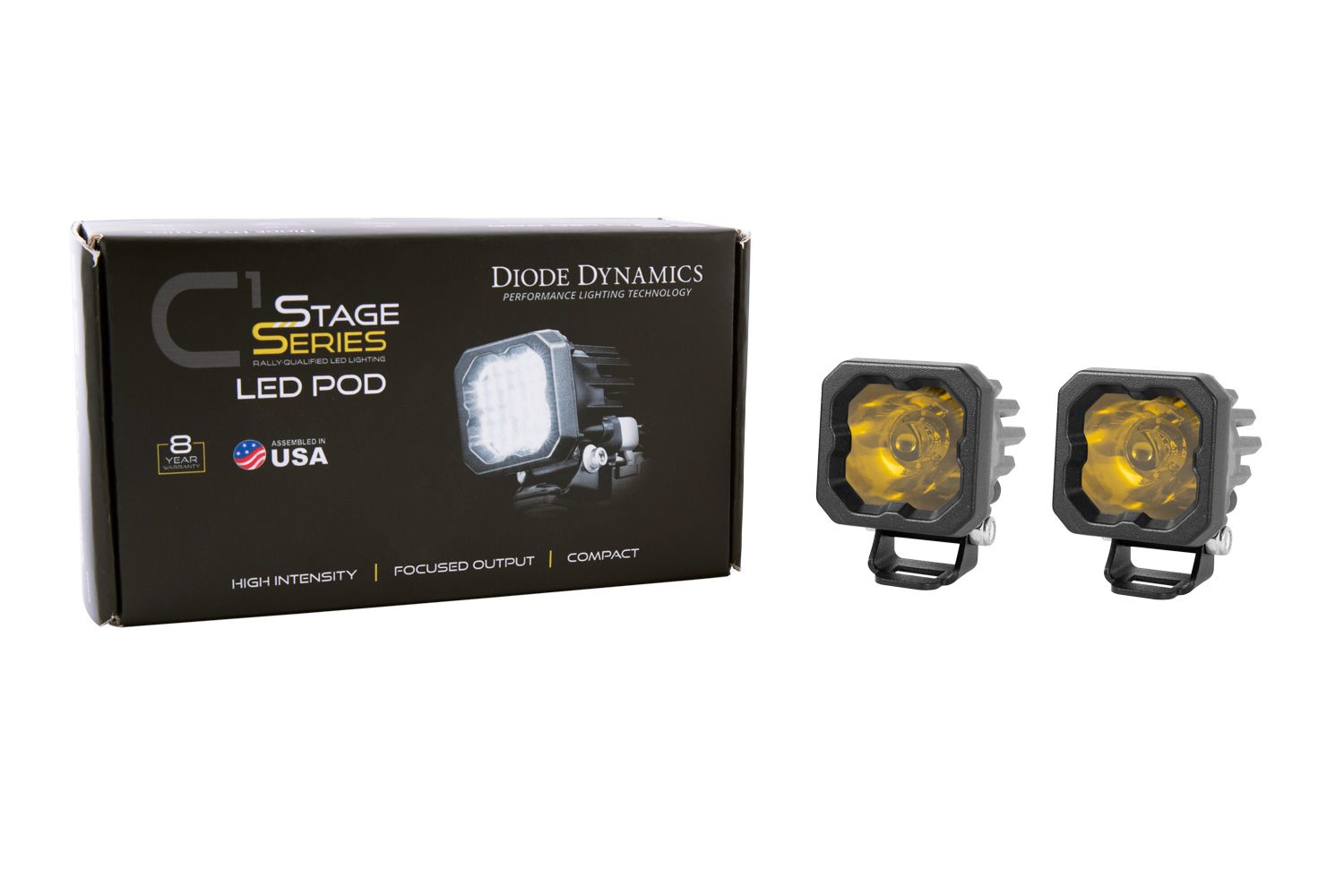 DD C1 Pro Yellow Wide/Spot/Flood Standard ABL (زوج) 2