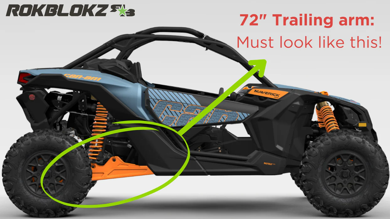 ROKBLOKZ 72″ واقيات ذراع زائدة Can-Am Maverick X3 2017+ 2