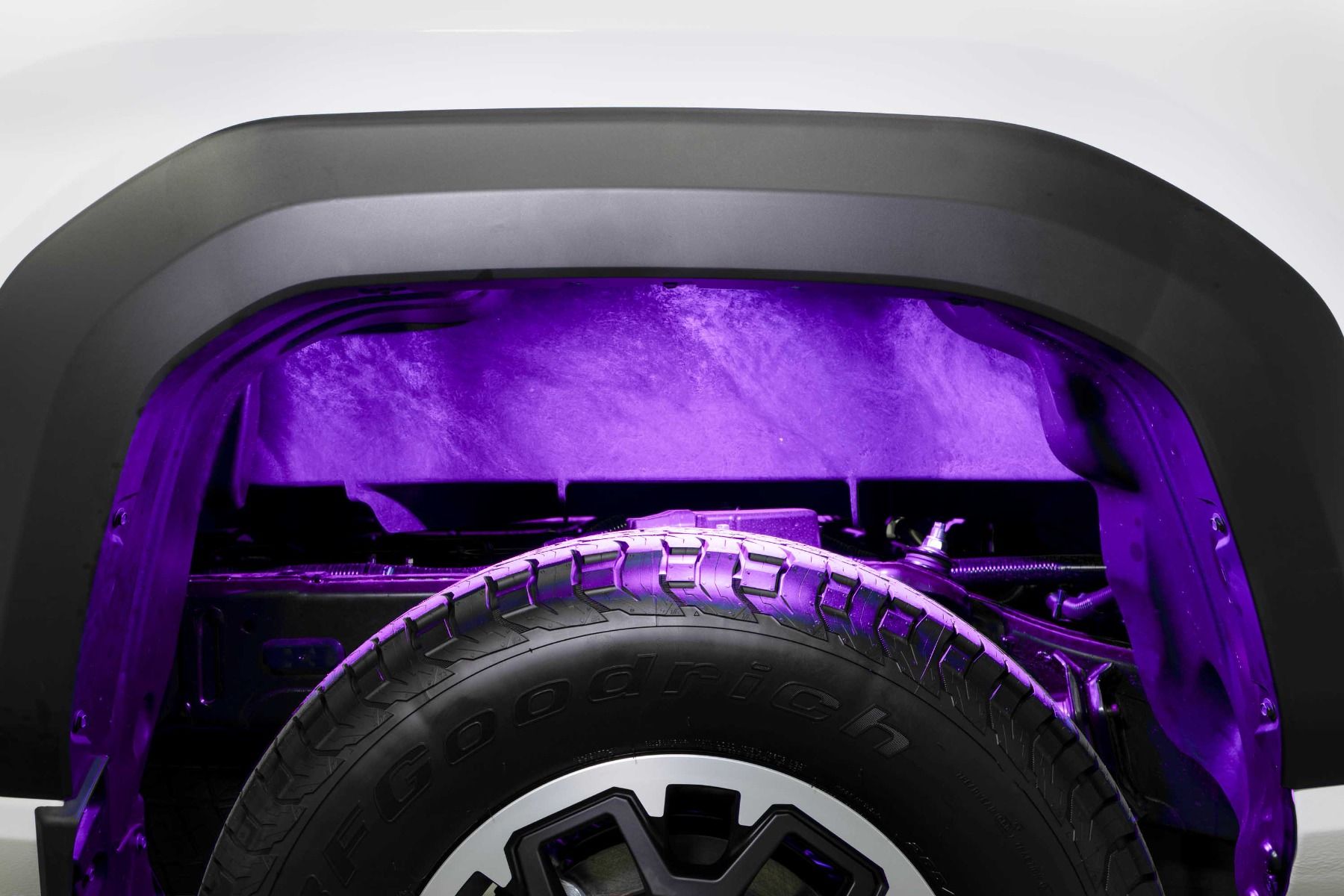 طقم تثبيت LED Diode Dynamics Rock Light RGBW، (8 عبوات) مع وحدة تحكم 4