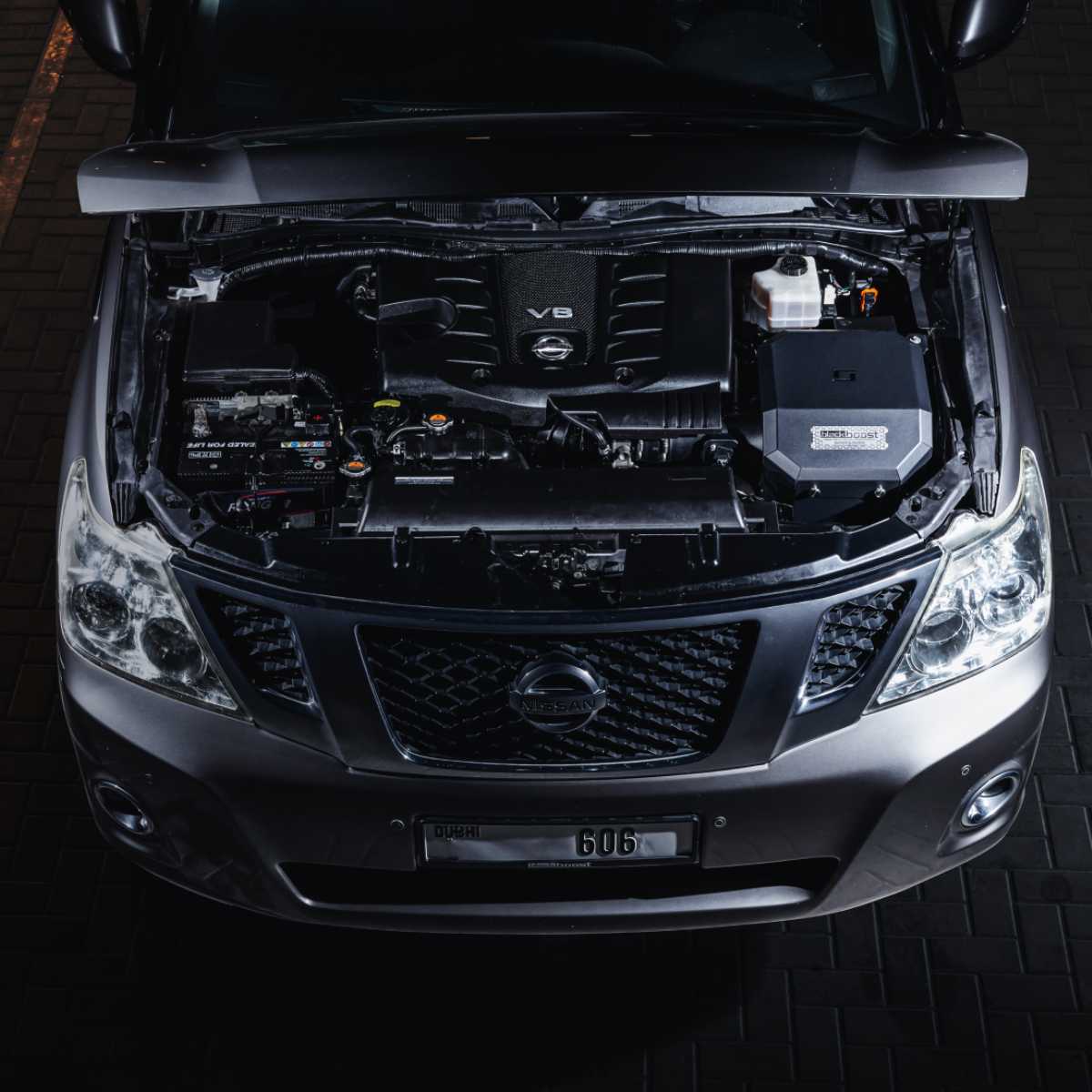 BlackBoost Performance نظام سحب هواء بارد لـ Nissan Patrol Y62 6