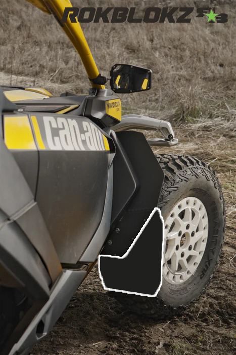 ROKBLOKZ توسعة رفارف "أسود" Can-Am Maverick R 2024+ 2